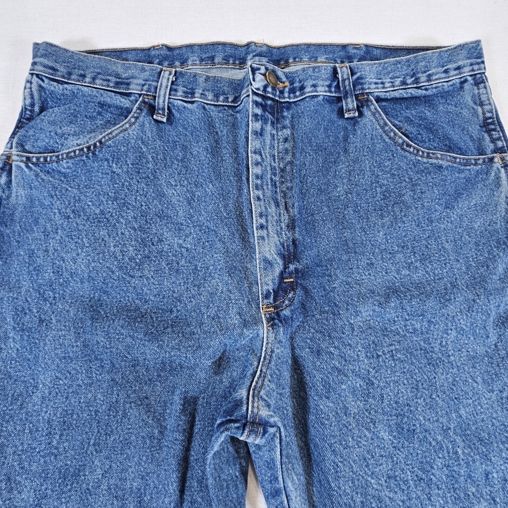 Wrangler Rustler‎ Jeans Men's 40x30 Blue Denim Regular Fit Straight Leg J04-A03 - Picture 5 of 11